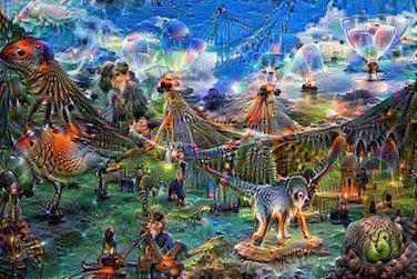 deepdream weird animals