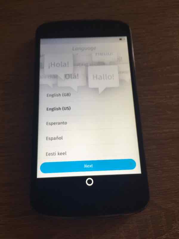 Firefox OS on Nexus 4 in action 1