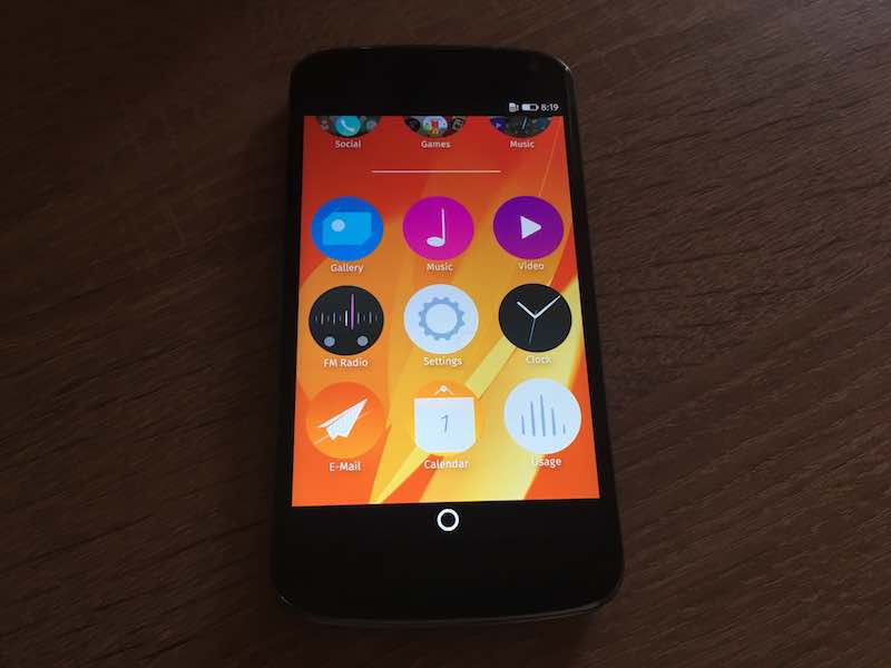 Firefox OS on Nexus 4 in action 2