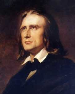 Portrait of Franz Liszt