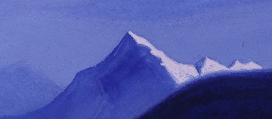 Roerich Painting, referencing Lovercraft’s At the mountains of madness